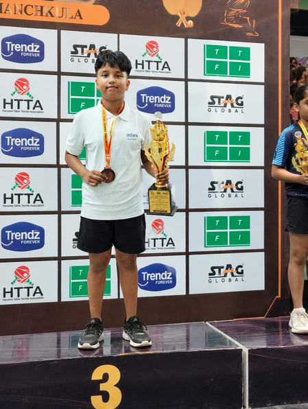 ‘Garv Hai’ athlete Divija Paul bags bronze at National Ranking Table Tennis Championship