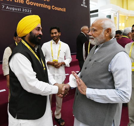 PM Modi extends birthday wishes to Punjab CM Mann, prays for his long life
