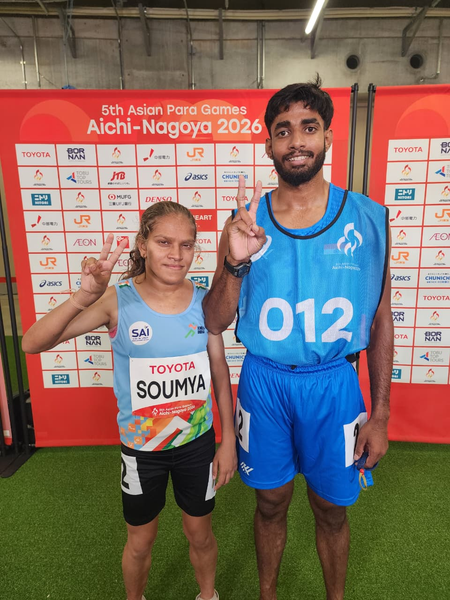 Asian Para Games: Soumya, Radha clinch gold and silver; Rakshita Raju bags bronze