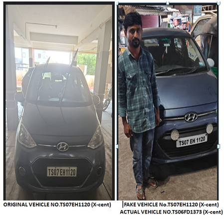 Hyderabad Police seize 100 vehicles with fake number plates