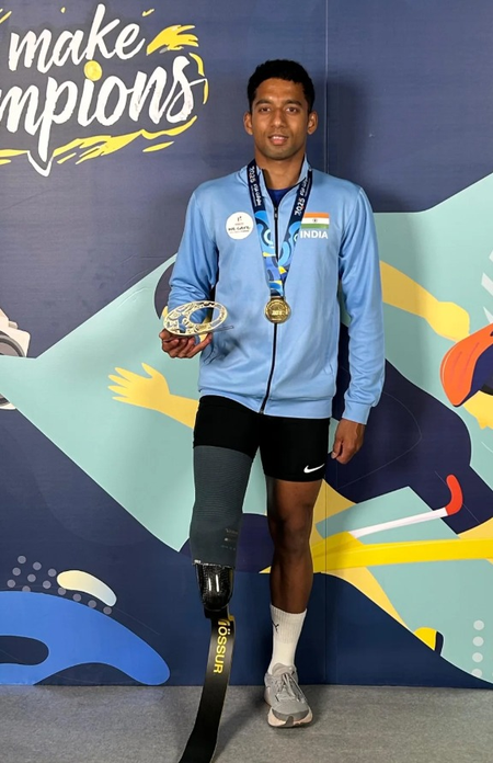 Asian Para Games: Pranav Desai wins bronze in men’s 100m T64
