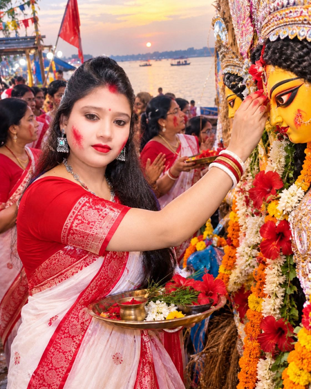 ‘Welcomed as mother, sent off as daughter’: Bengalis bid farewell to Goddess Durga on Vijaya Dashami