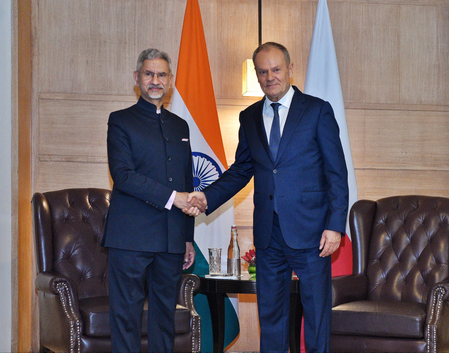 EAM Jaishankar meets Polish PM Donald Tusk, discusses bilateral cooperation