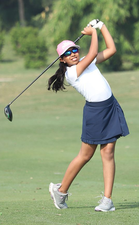 Nihal, Aadya and Aahana shine in third leg of US Kids Golf New Delhi Tour