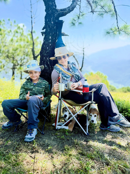 Gul Panag’s son discovers the joy of camping with a tent passed through generation