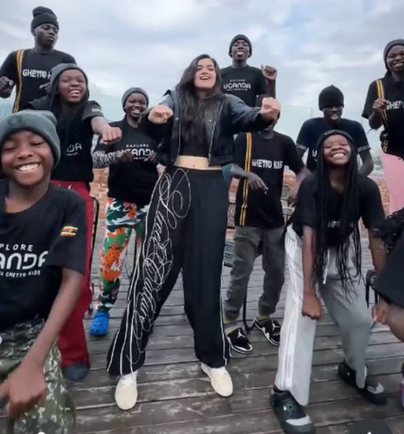 Bhagyashrii Borse shakes a leg with dance group Ghetto Kids; says ‘These kids stole my heart’