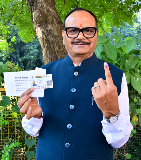 UP Deputy CMs Pathak, Maurya defend BJP as Congress alleges vote theft in MLC elections