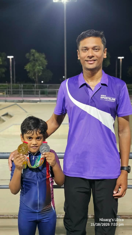 Adani Sportsline Academy skaters clinch 15 medals at GSRSA Roller Skating Competition