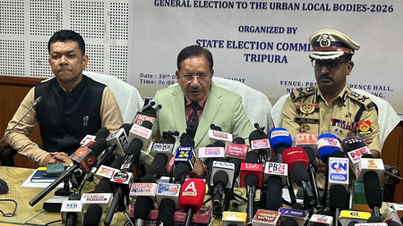 Tripura civic polls on Nov 27, counting on Dec 2