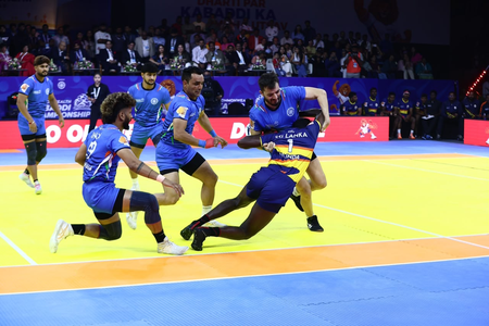 Commonwealth Kabaddi C’ships: India complete grand double with commanding win over Sri Lanka in men’s final