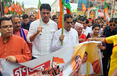 INDIA bloc targeting constitutional institutions to mislead people: Tripura CM